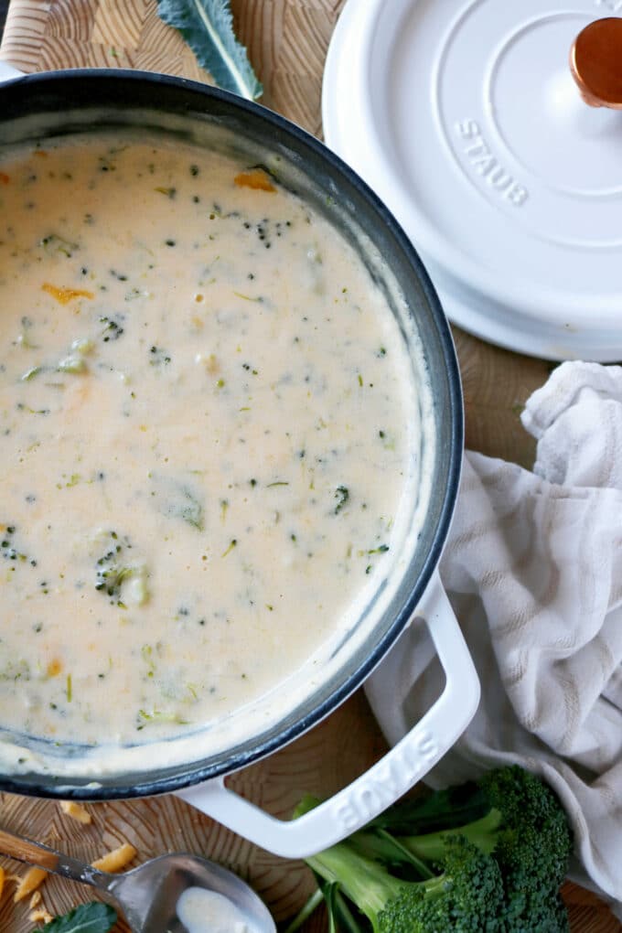 Easy Broccoli Cheese Soup - The Anthony Kitchen