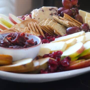 Fall Fruit and Cheese Platter