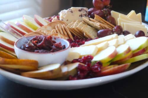 Fall Fruit and Cheese Platter