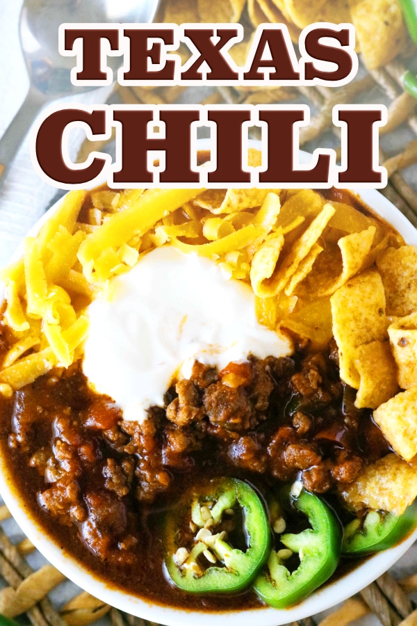 Pinterest Image of Texas Chili 