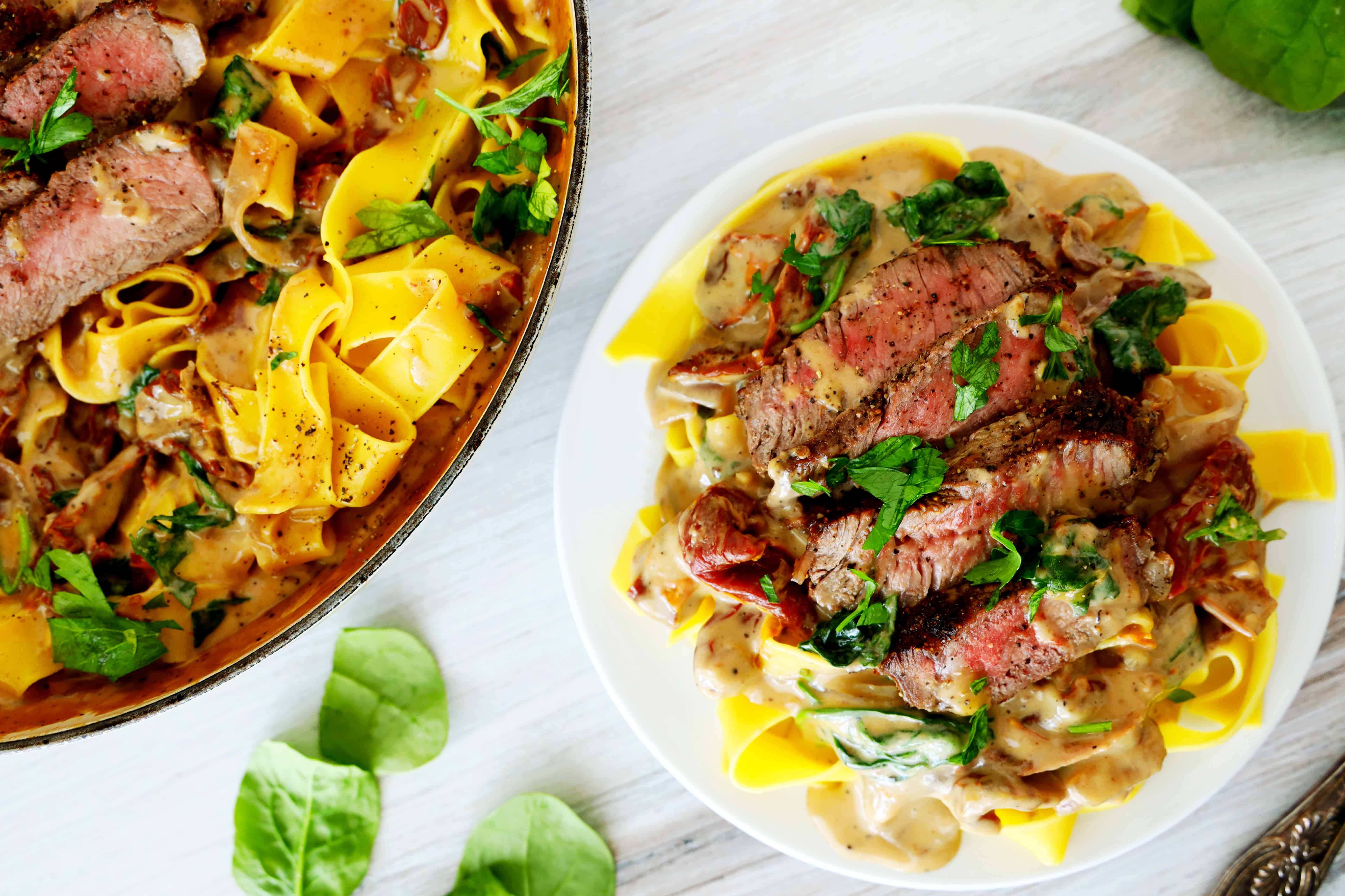 Steak Pasta Recipe - The Anthony Kitchen