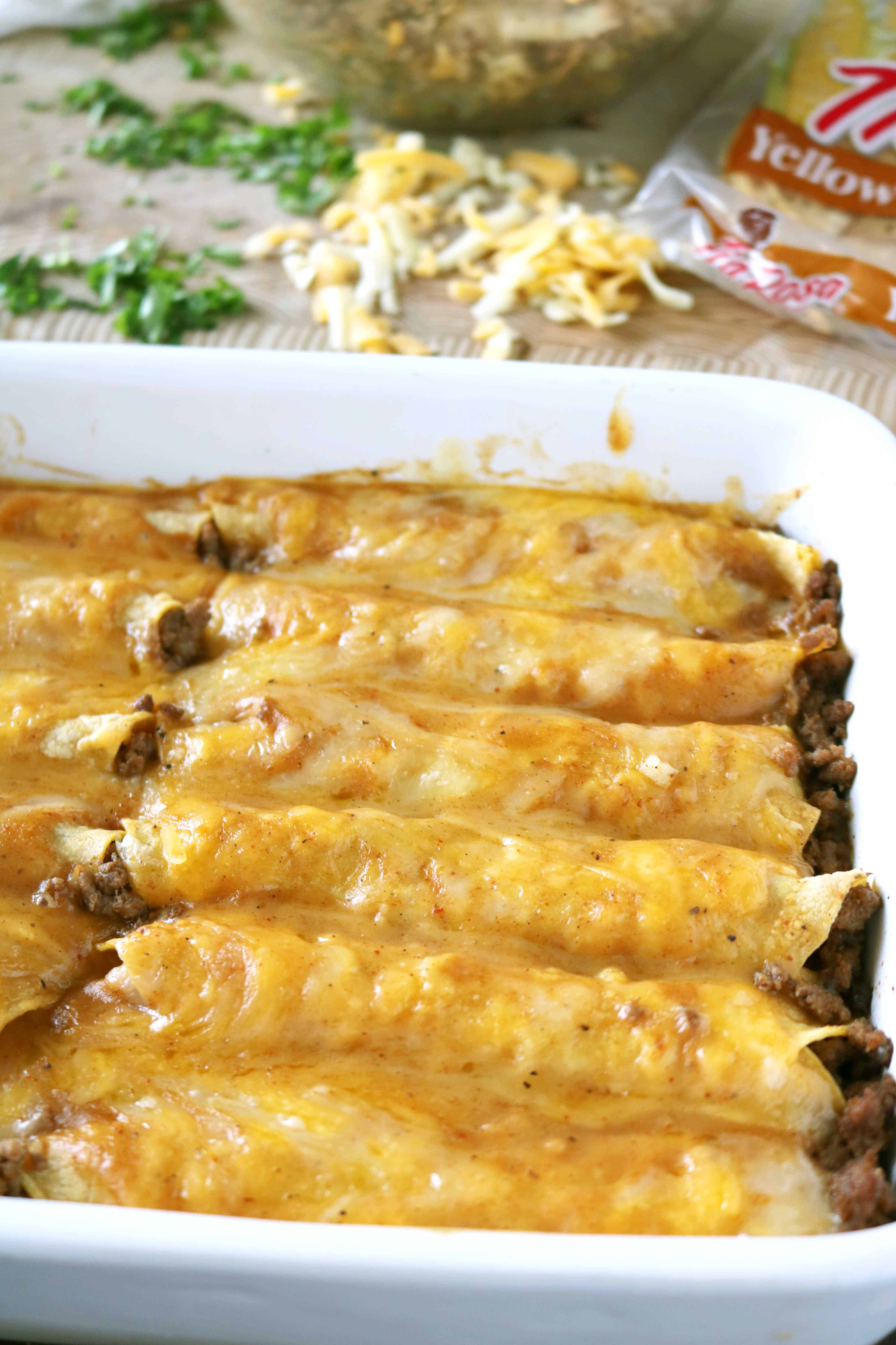 TexMex Beef Enchiladas Recipe The Anthony Kitchen