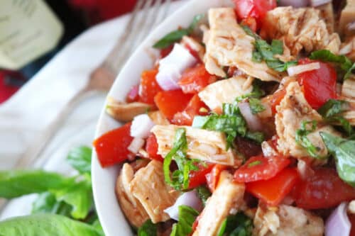 BRUSCHETTA CHICKEN SALAD