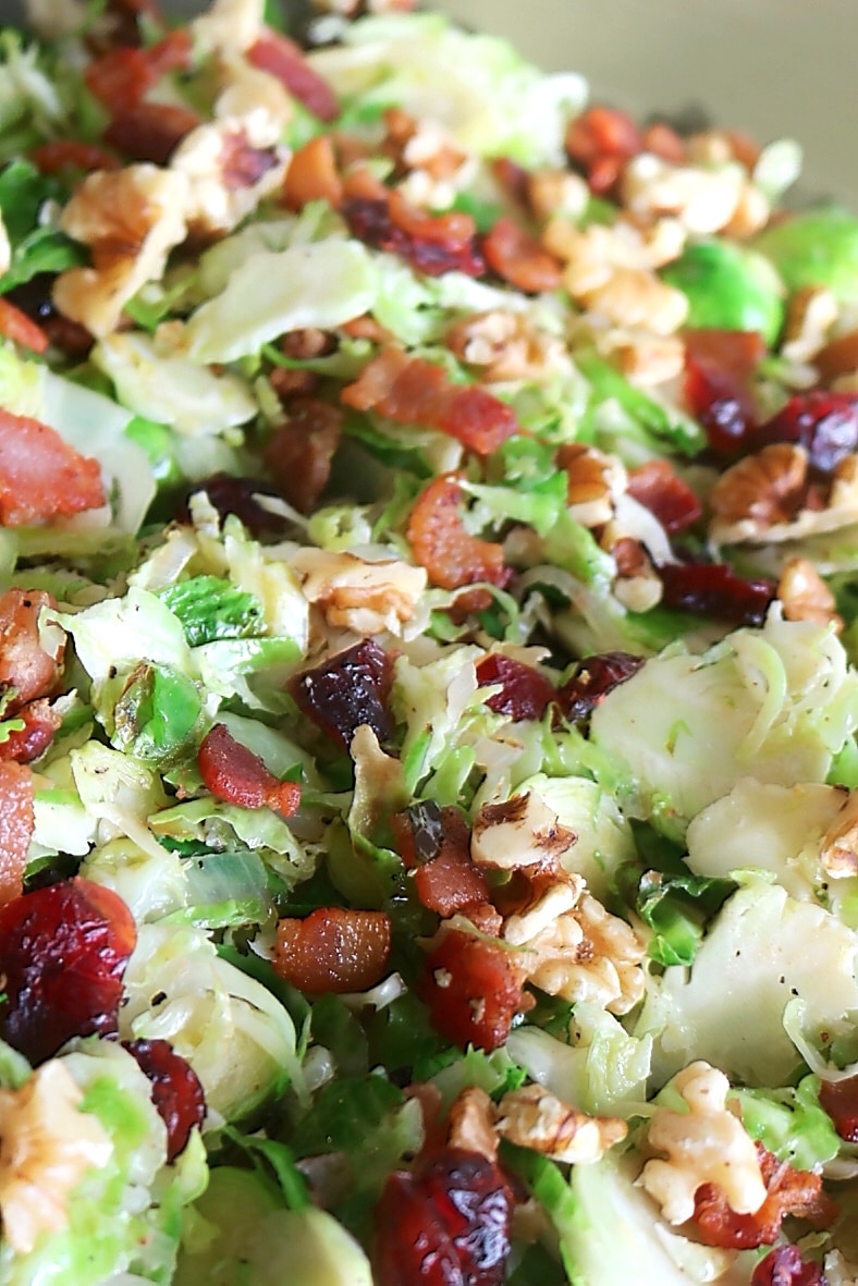 Warm Bacon and Brussels Sprout Salad Recipe The Anthony Kitchen