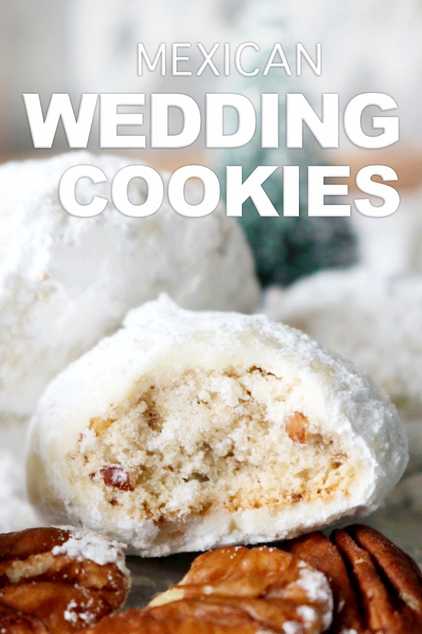 Pinterest Image for Mexican Wedding Cookies