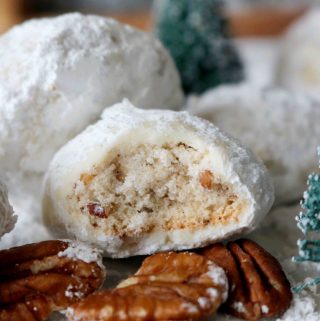 Mexican Wedding Cookies with Pecans