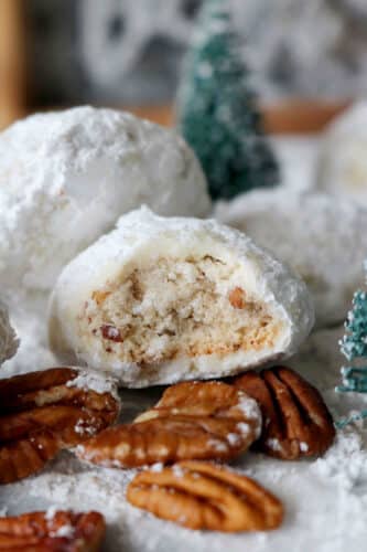 Mexican Wedding Cookies with Pecans