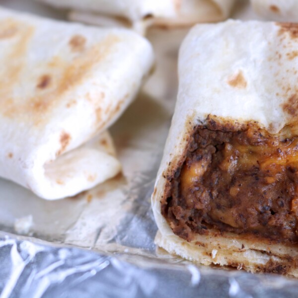 Bean and Cheese Burrito with Black Beans The Anthony Kitchen