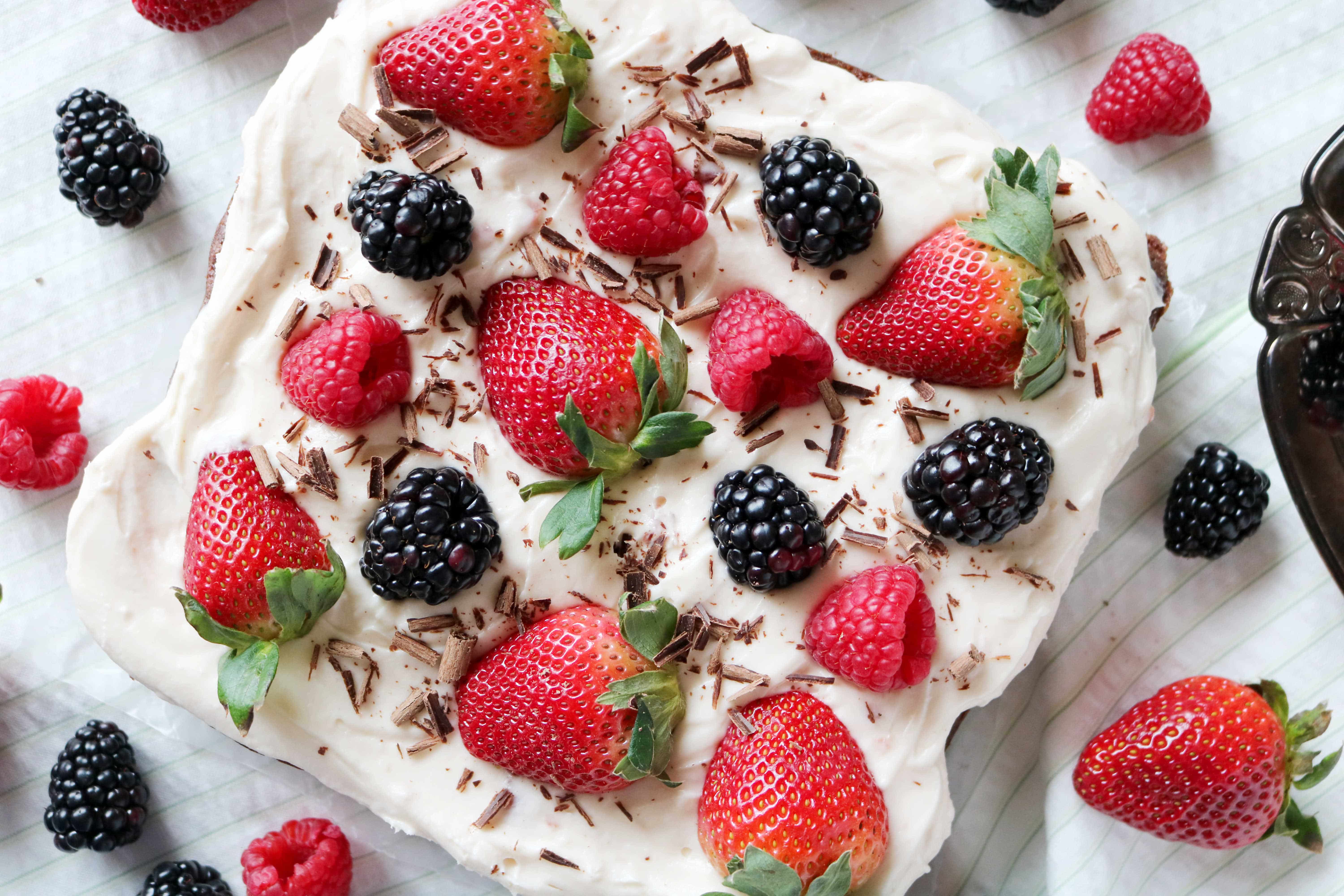 Brownies with Cream Cheese Frosting The Anthony Kitchen