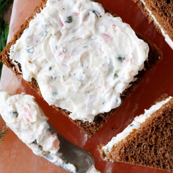 Smoked Salmon Cream Cheese Spread Lox Spread The Anthony Kitchen