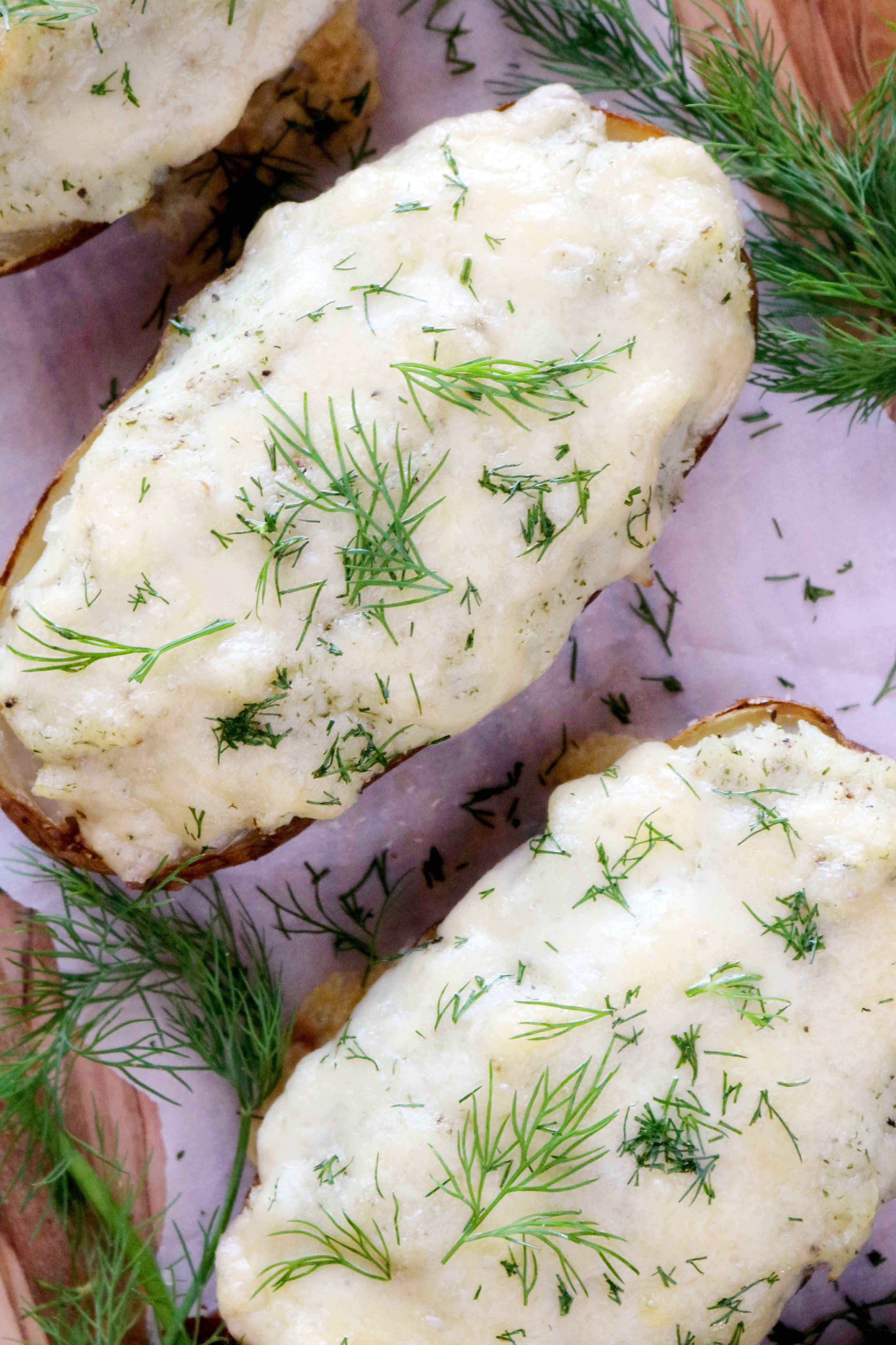 TwiceBaked Dill Potatoes with Havarti Cheese The Anthony Kitchen