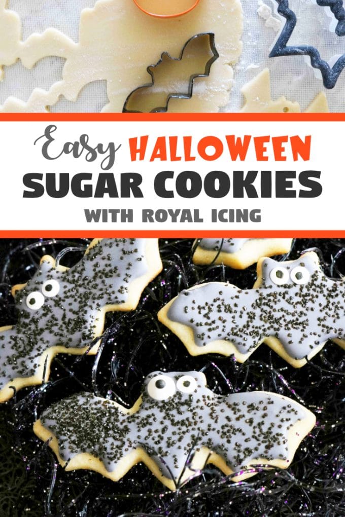 Easy Halloween Cookies with Royal Icing