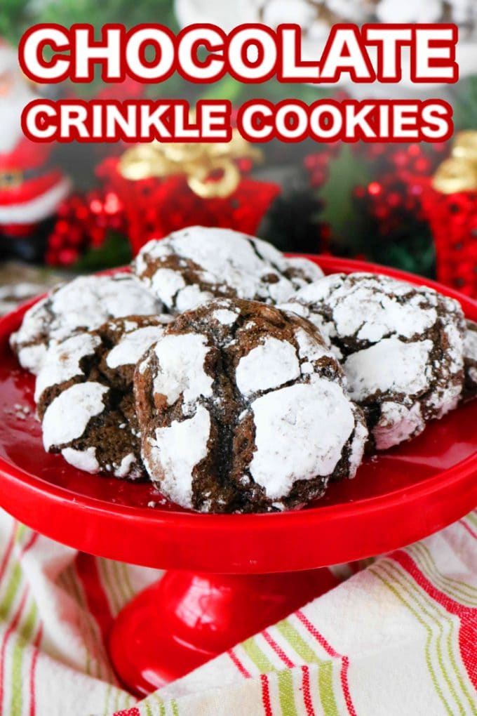 The Best Chewy Chocolate Crackle Cookies