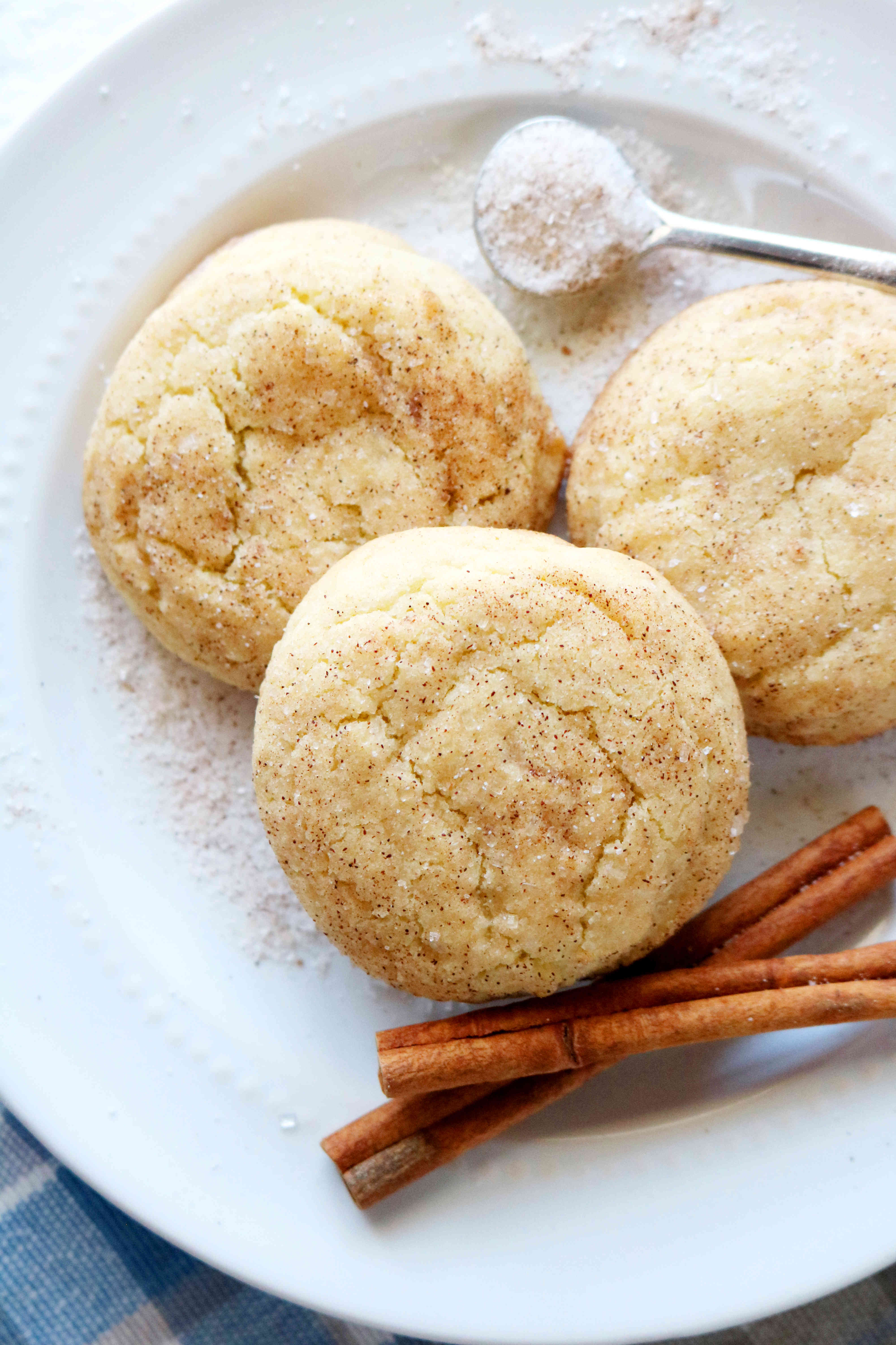 The best Snickerdoodle recipe for soft and chewy Snickerdoodle Cookies with...