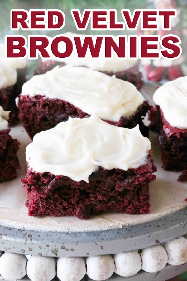 Easy Red Velvet Brownie Recipe with Cream Cheese Frosting