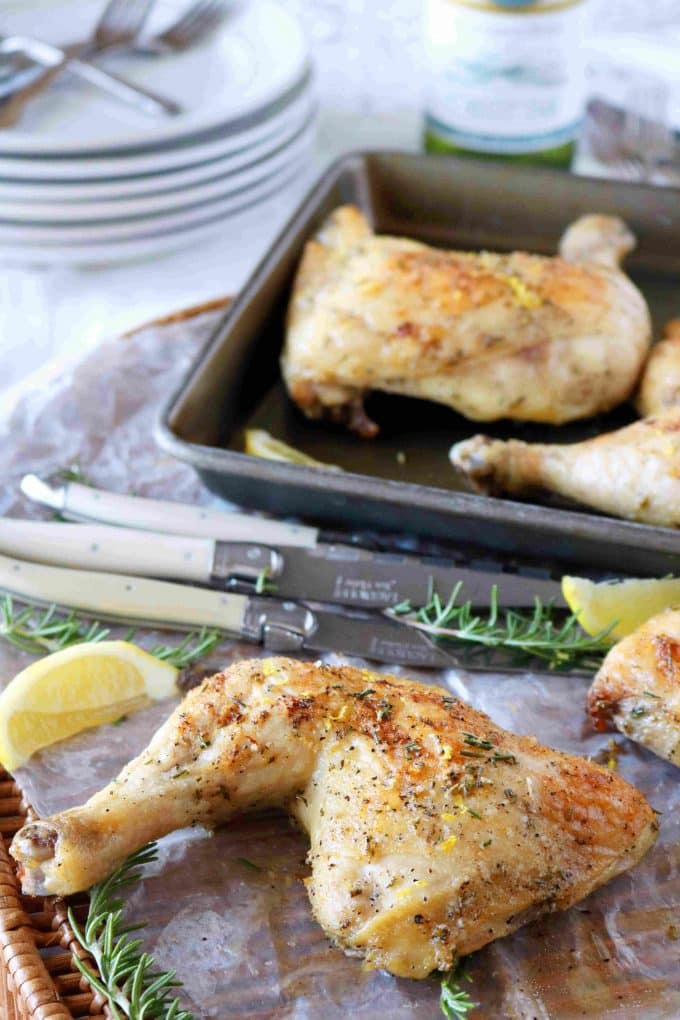 BBQ Baked Chicken Quarters