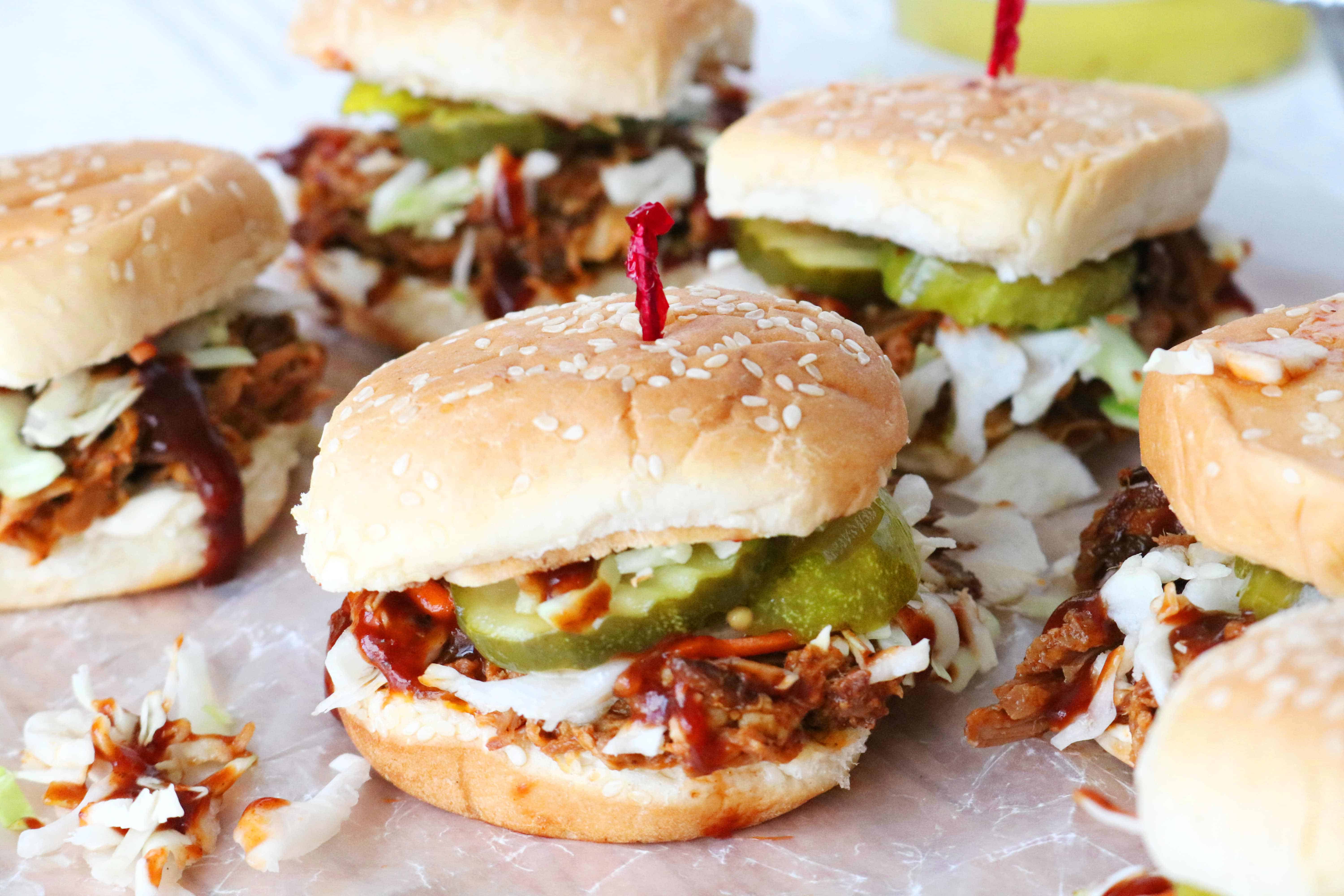 Pulled Pork Sliders Recipe Slow Cooker Recipe The Anthony Kitchen