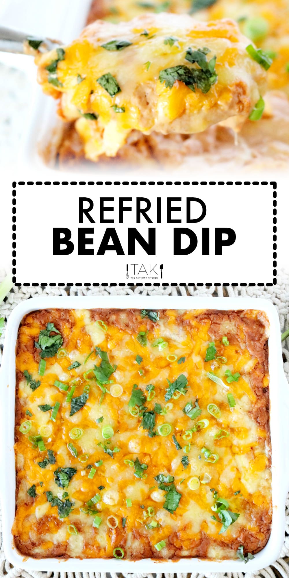 Refried Bean Dip with Cream Cheese The Anthony Kitchen