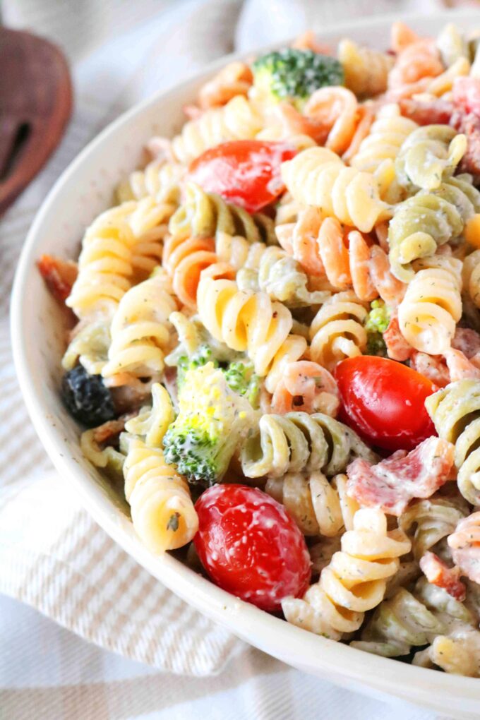 Bacon Ranch Pasta Salad | 20 Minutes to Make! - The Anthony Kitchen