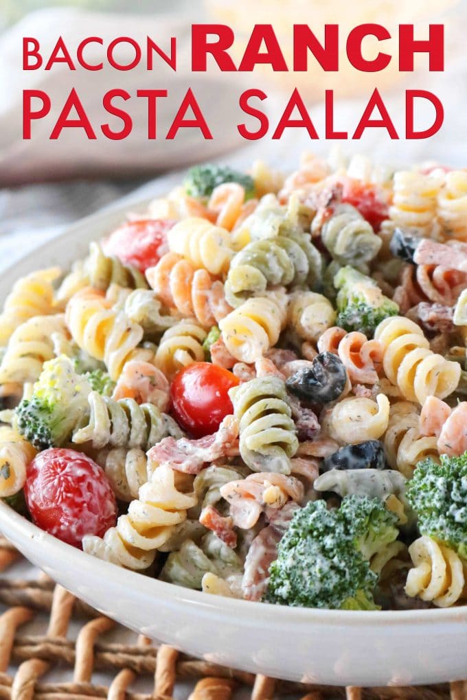 Bacon Ranch Pasta Salad