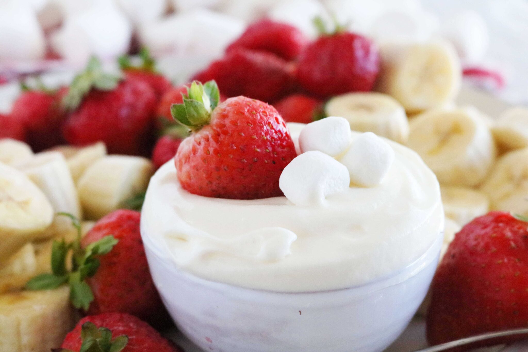 Marshmallow Fruit Dip with Cream Cheese The Anthony Kitchen