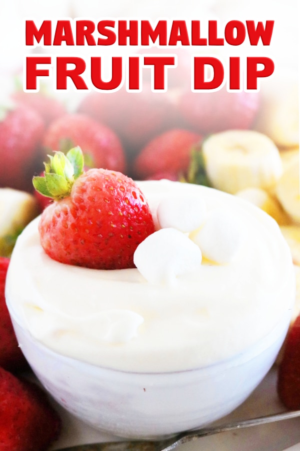 Marshmallow Fruit Dip with Cream Cheese The Anthony Kitchen