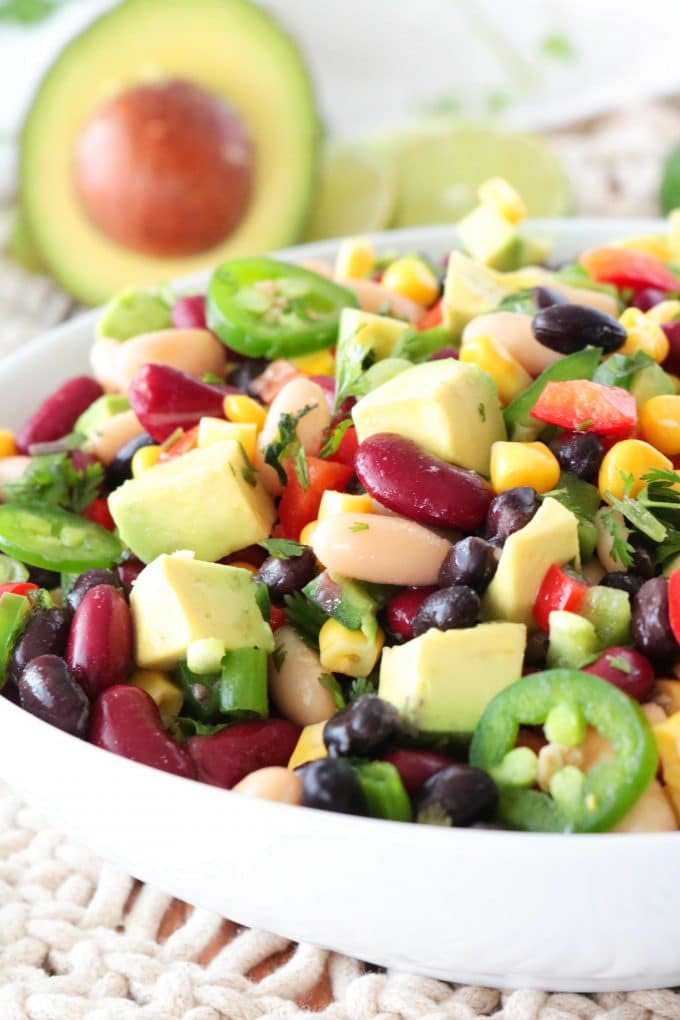Mexican Bean Salad Recipe The Anthony Kitchen Mexican Bean Salad Recipe The Anthony Kitchen