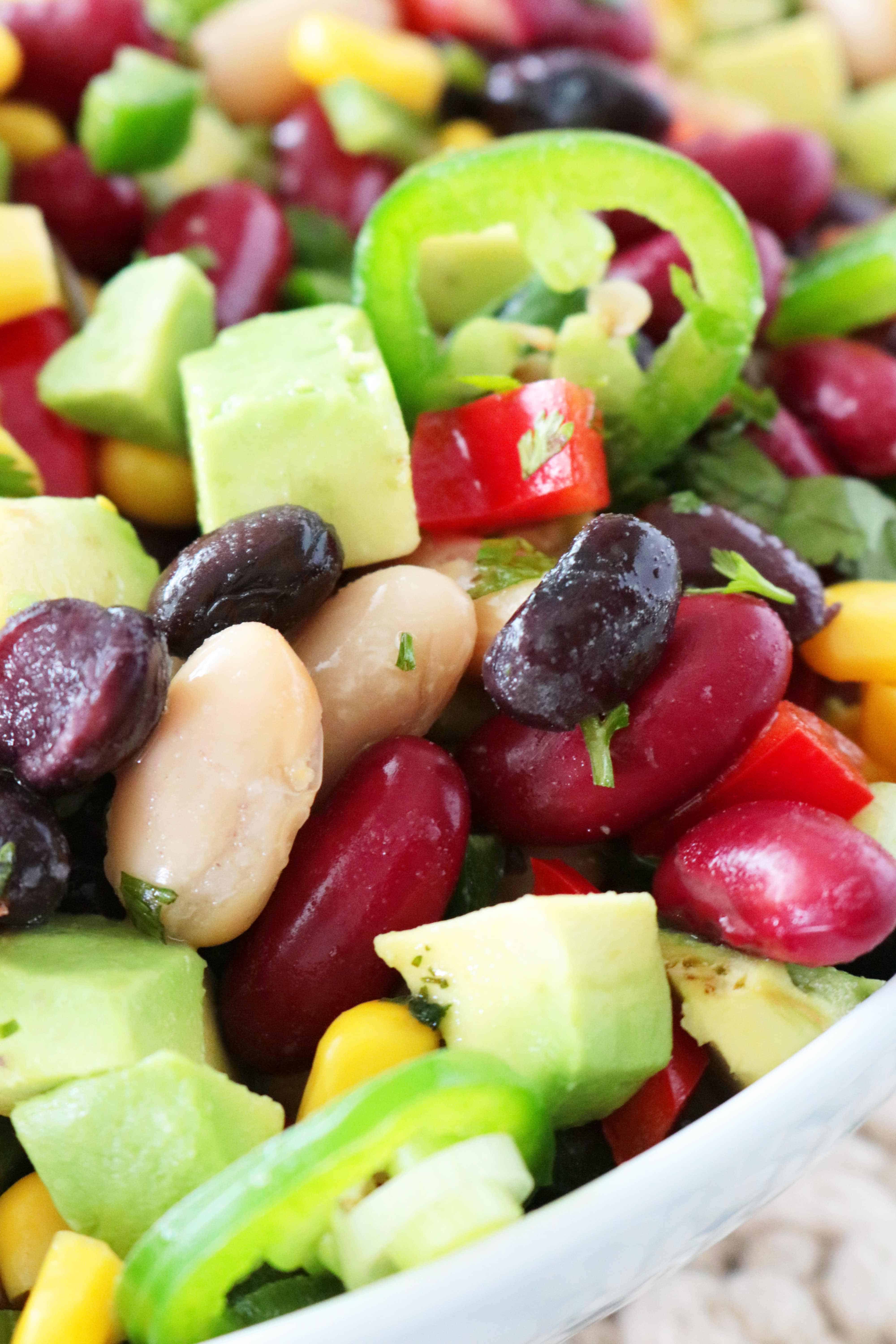 Mexican Bean Salad Recipe The Anthony Kitchen