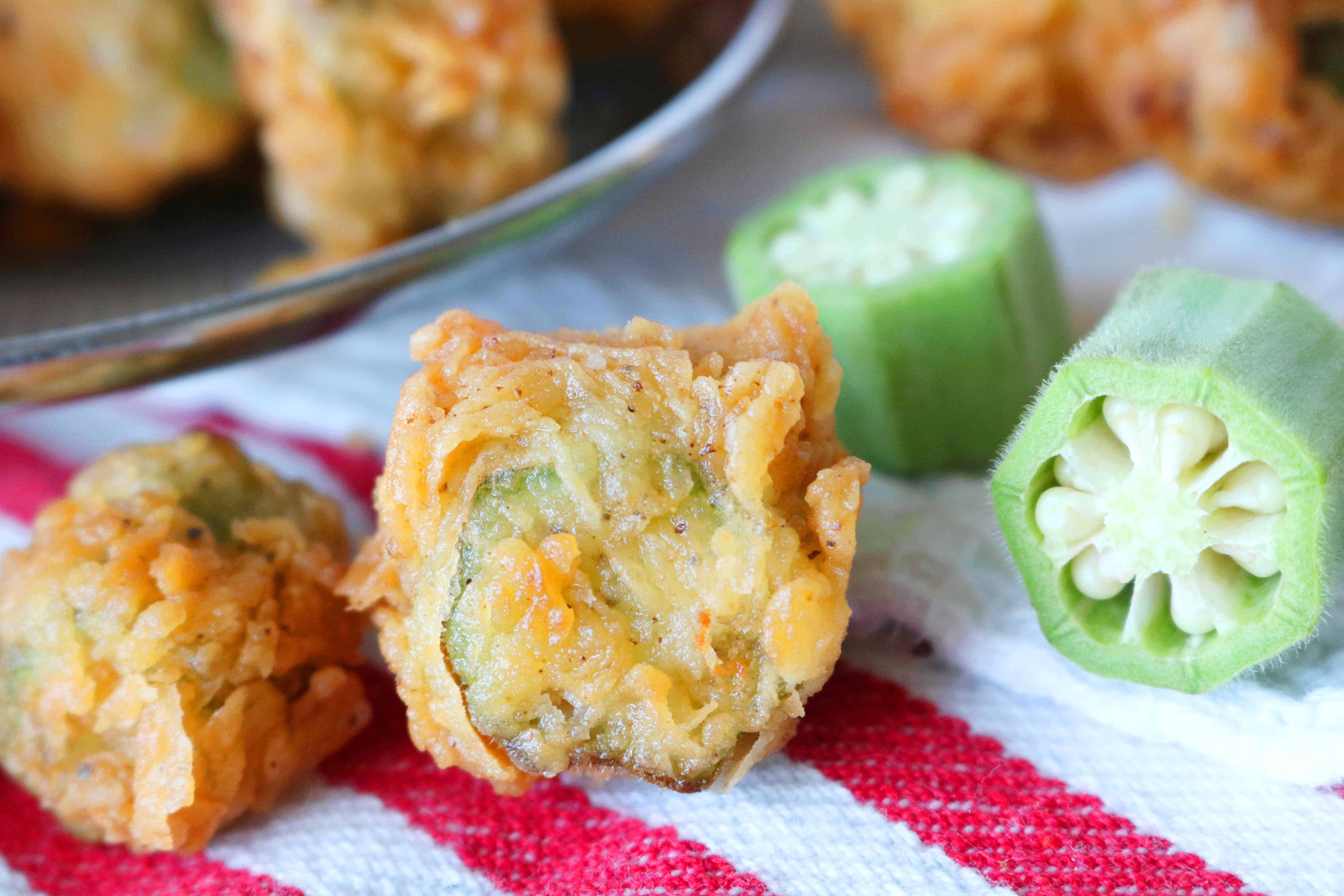 Fried Okra Recipe The Anthony Kitchen