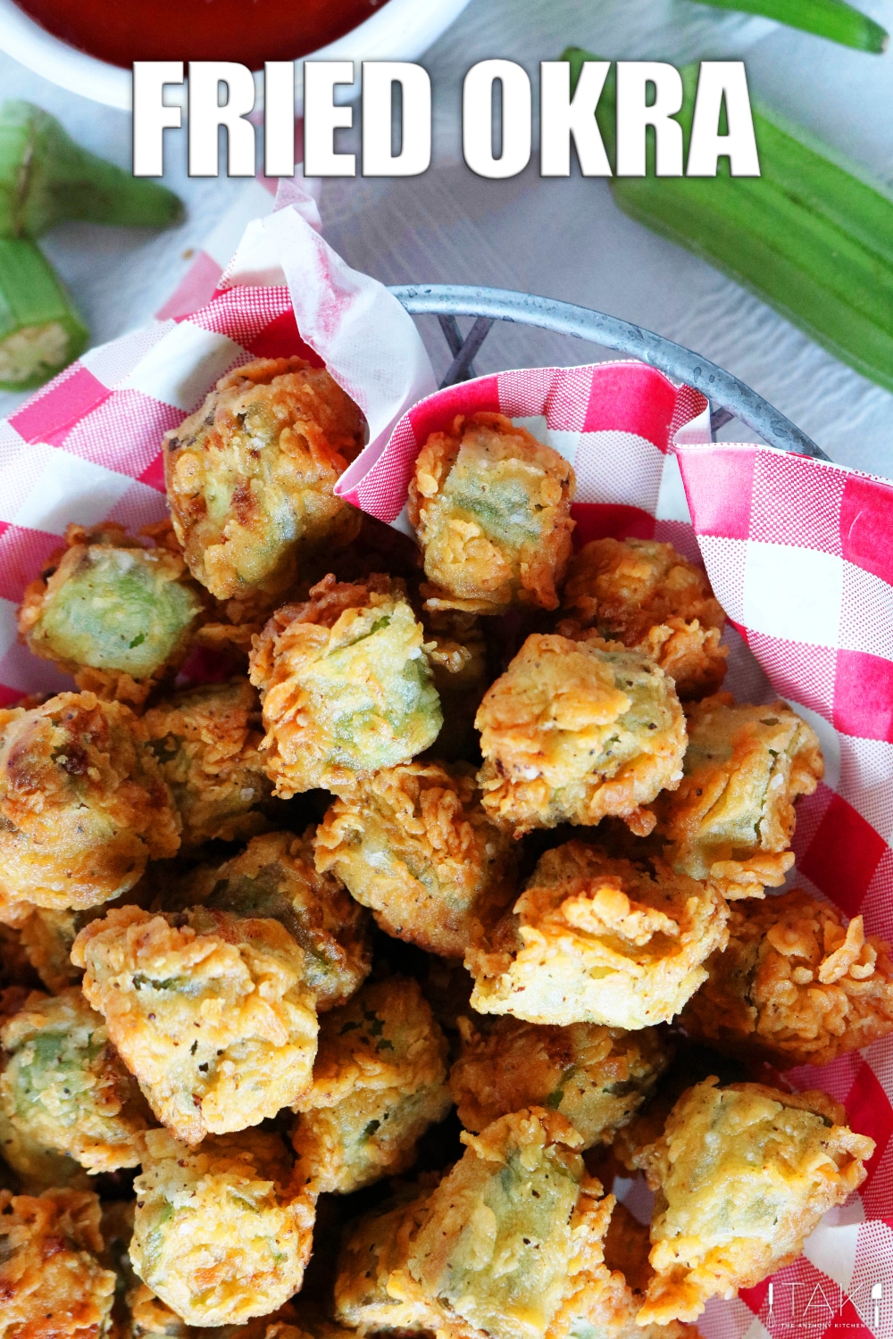 Fried Okra Recipe The Anthony Kitchen