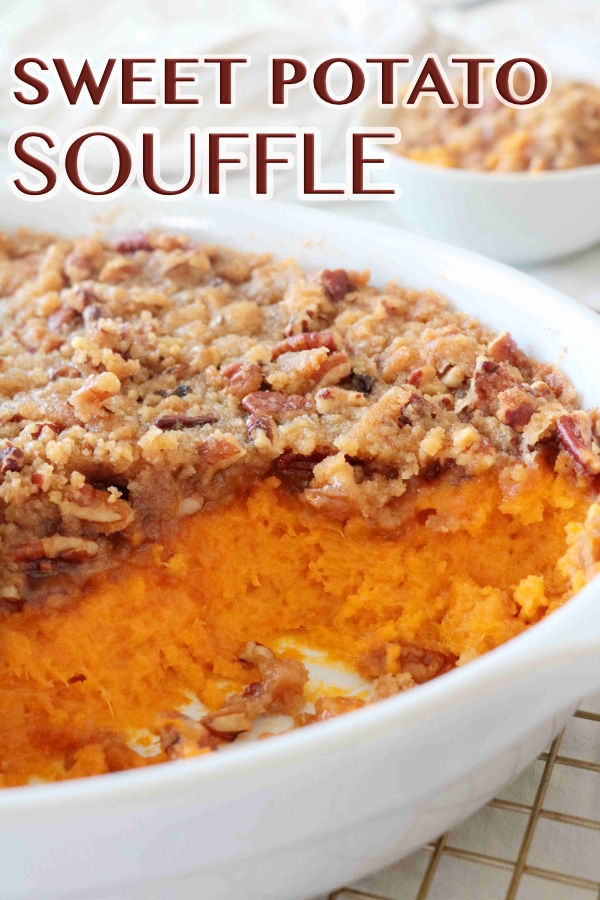 Pinterest Image of Sweet Potato Souffle