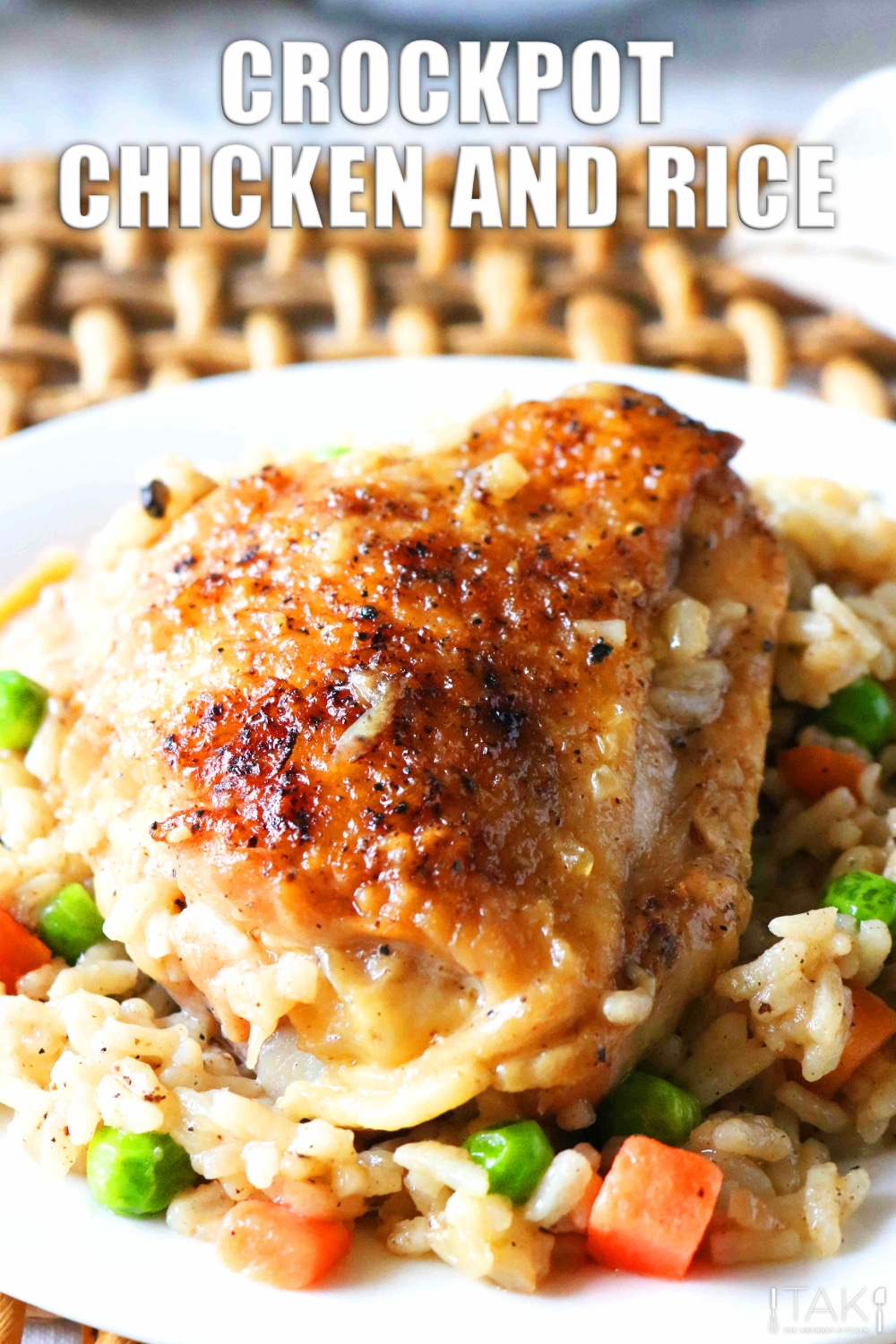 Crockpot Chicken and Rice The Anthony Kitchen