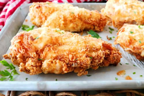 Crispy Buttermilk Fried Chicken Breast - The Anthony Kitchen