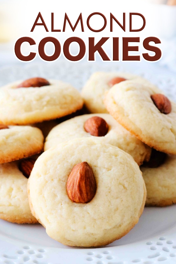 Almond Cookies | Chinese Almond Cookies