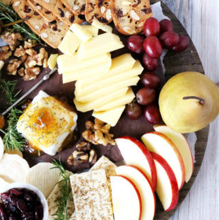 Fall Fruit and Cheese Platter