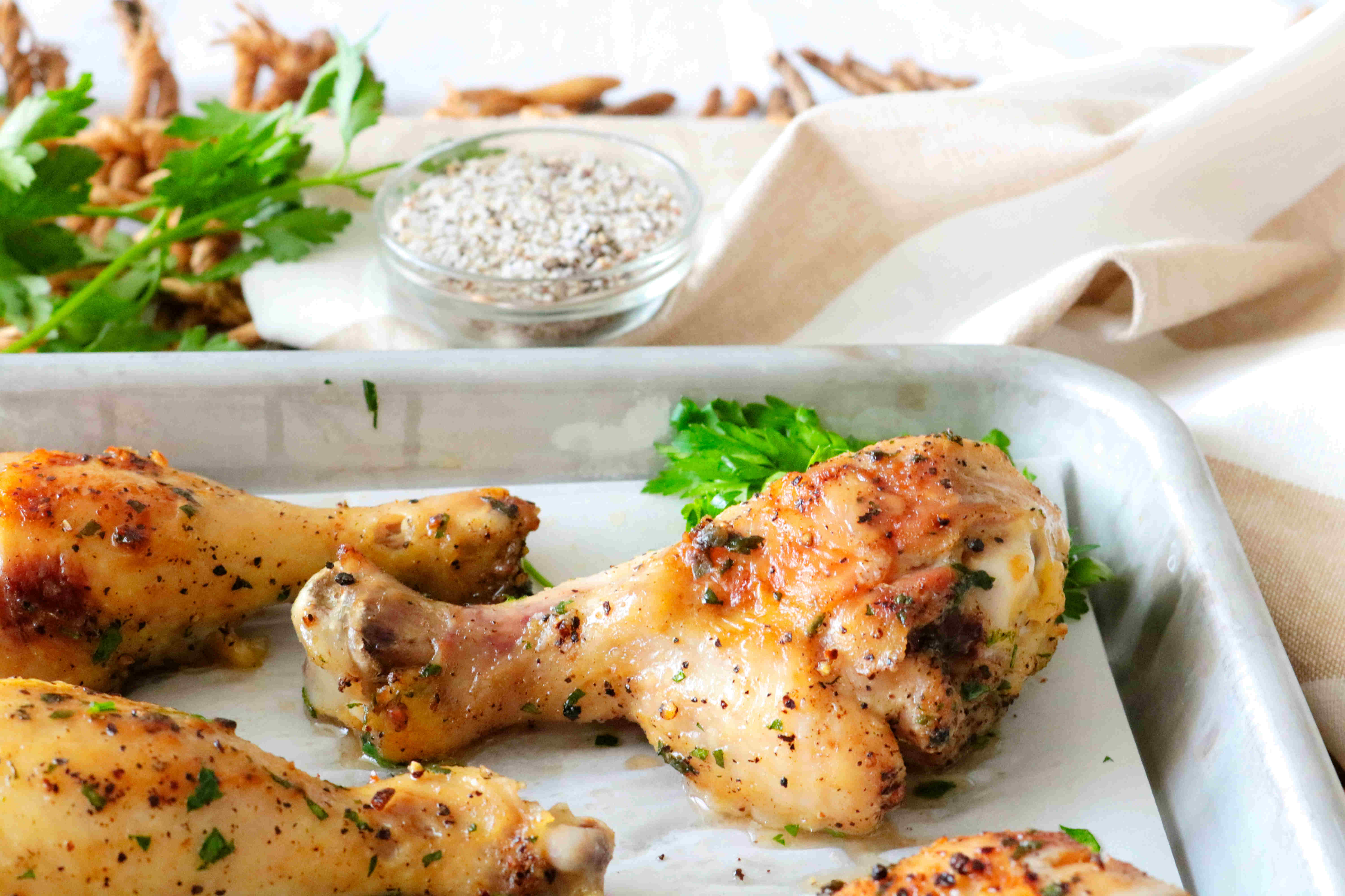 Baked Chicken Legs Recipe - The Anthony Kitchen