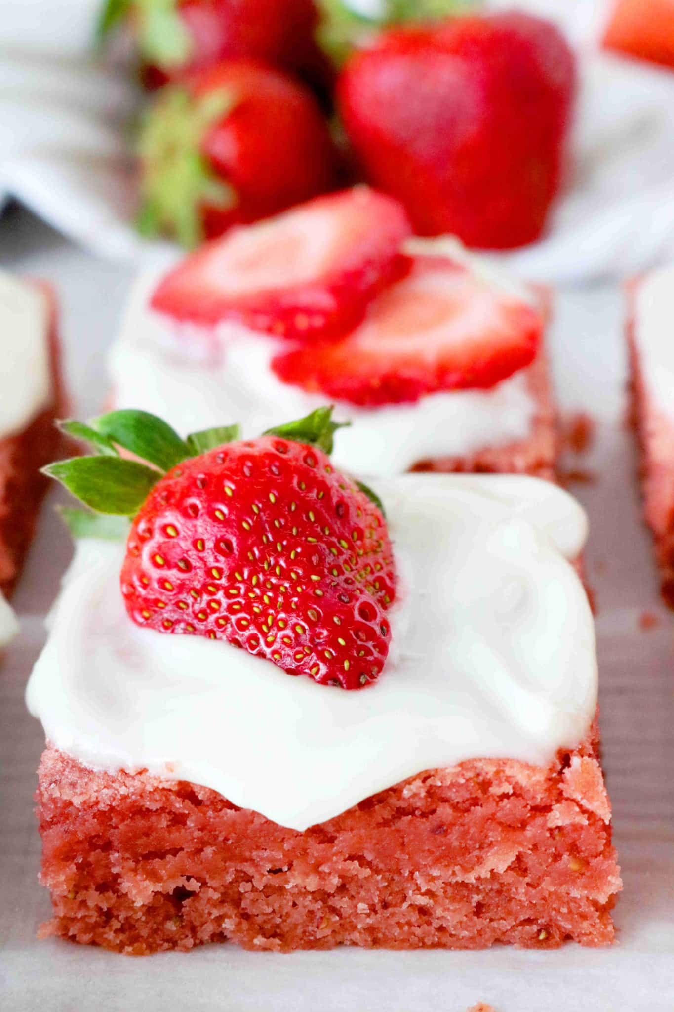 Strawberry Brownies - The Anthony Kitchen
