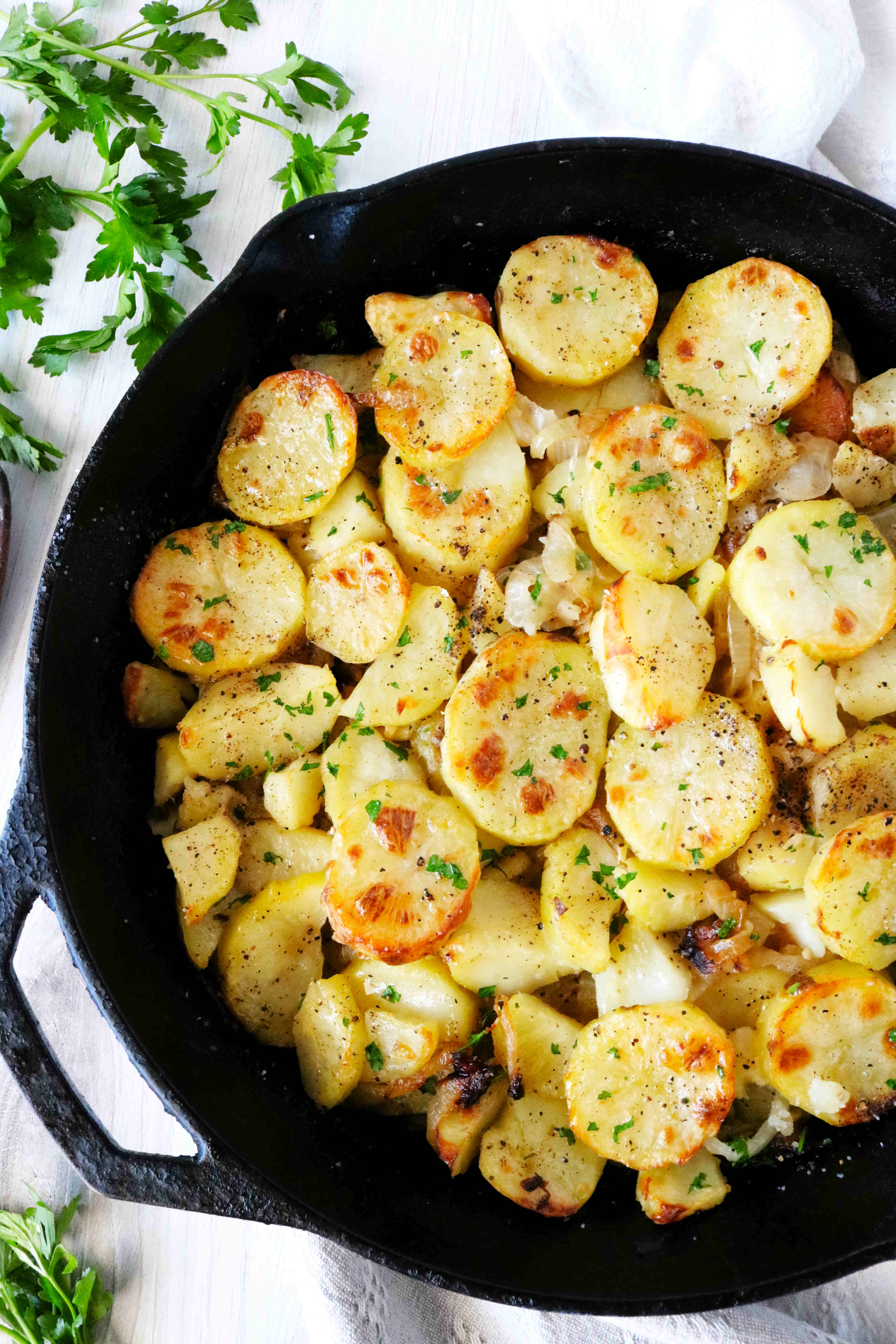Easy Lyonnaise Potatoes Recipe The Anthony Kitchen