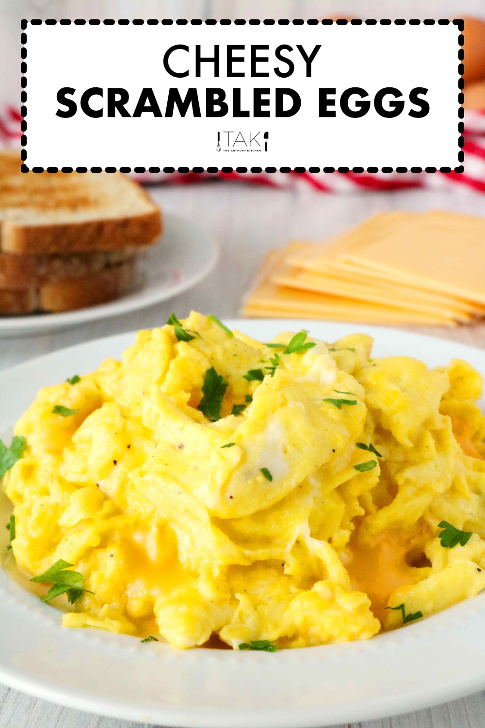 Cheesy Scrambled Eggs (The Fluffiest, Creamiest Eggs Ever!)