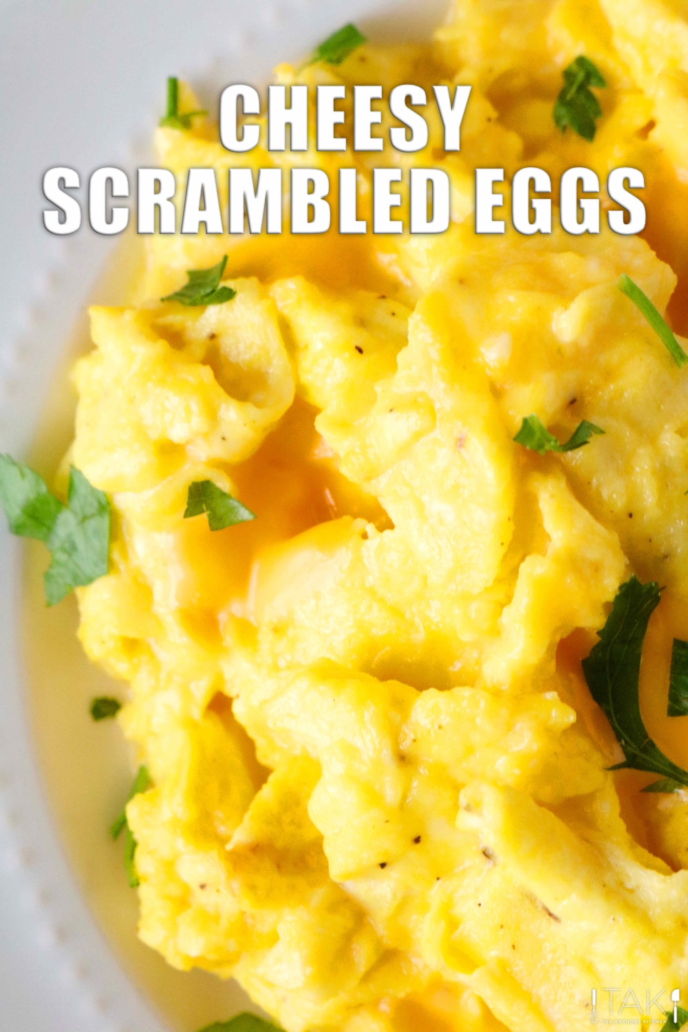 Cheesy Scrambled Eggs (The Fluffiest, Creamiest Eggs Ever!)