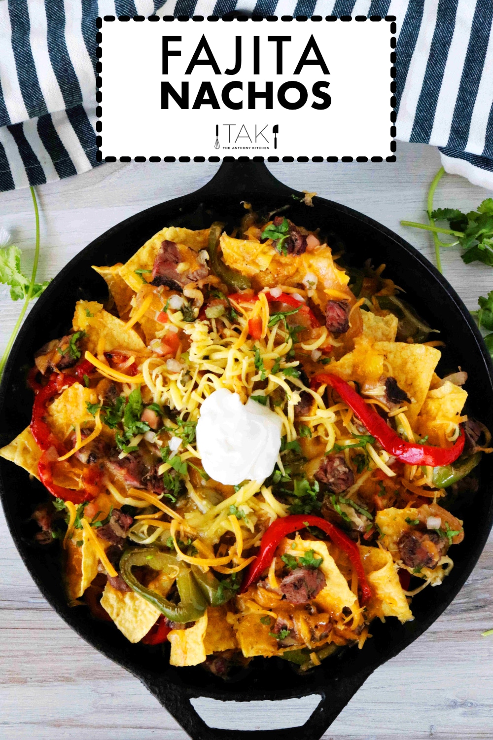 Fajita Nachos (Easy and Delicious!)