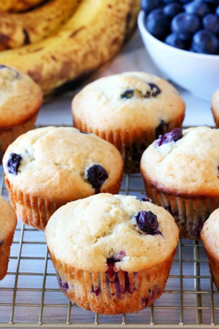 Blueberry Banana Muffins | So Easy To Make! - The Anthony Kitchen
