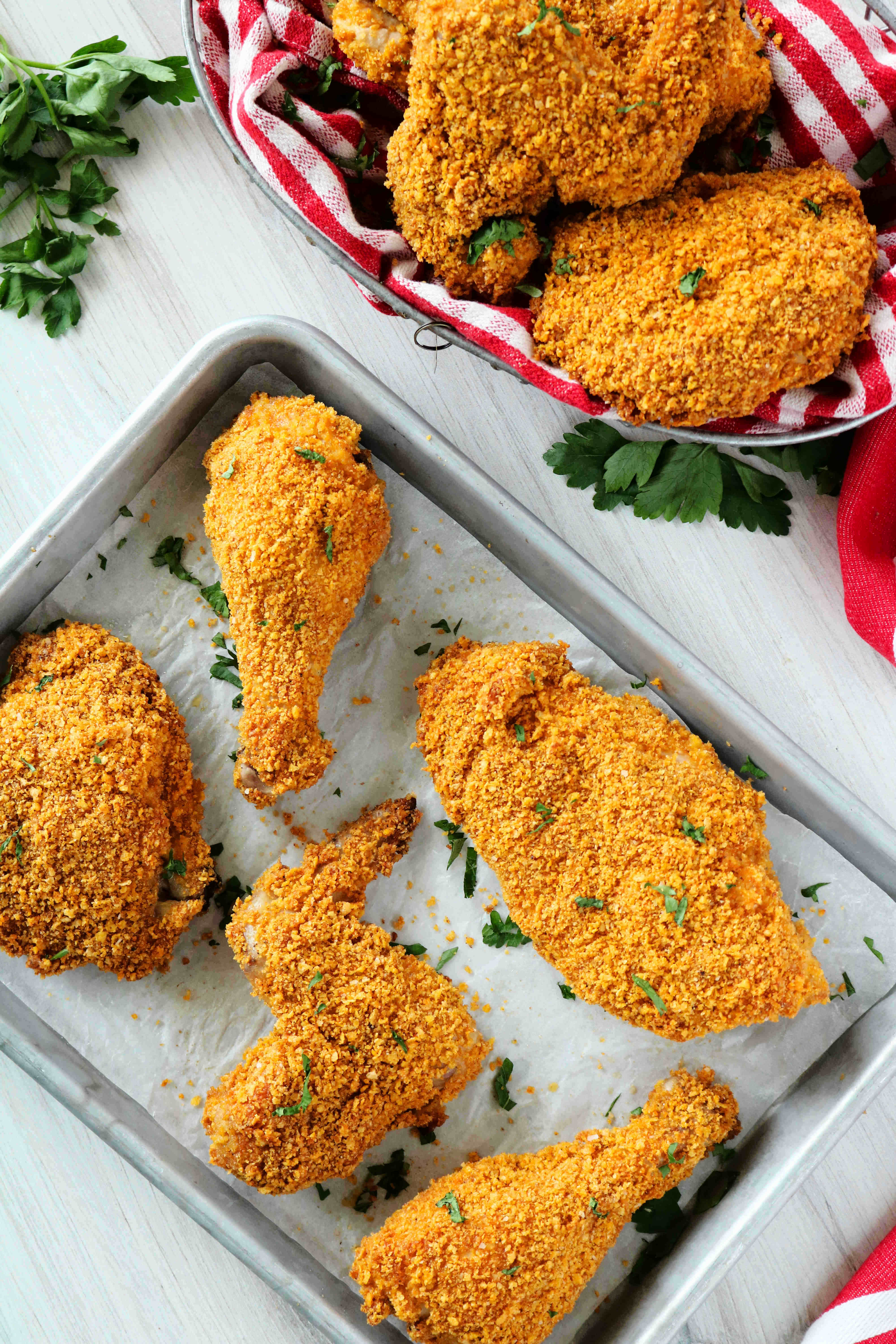 Cornflake Chicken Best OvenFried Chicken The Anthony Kitchen