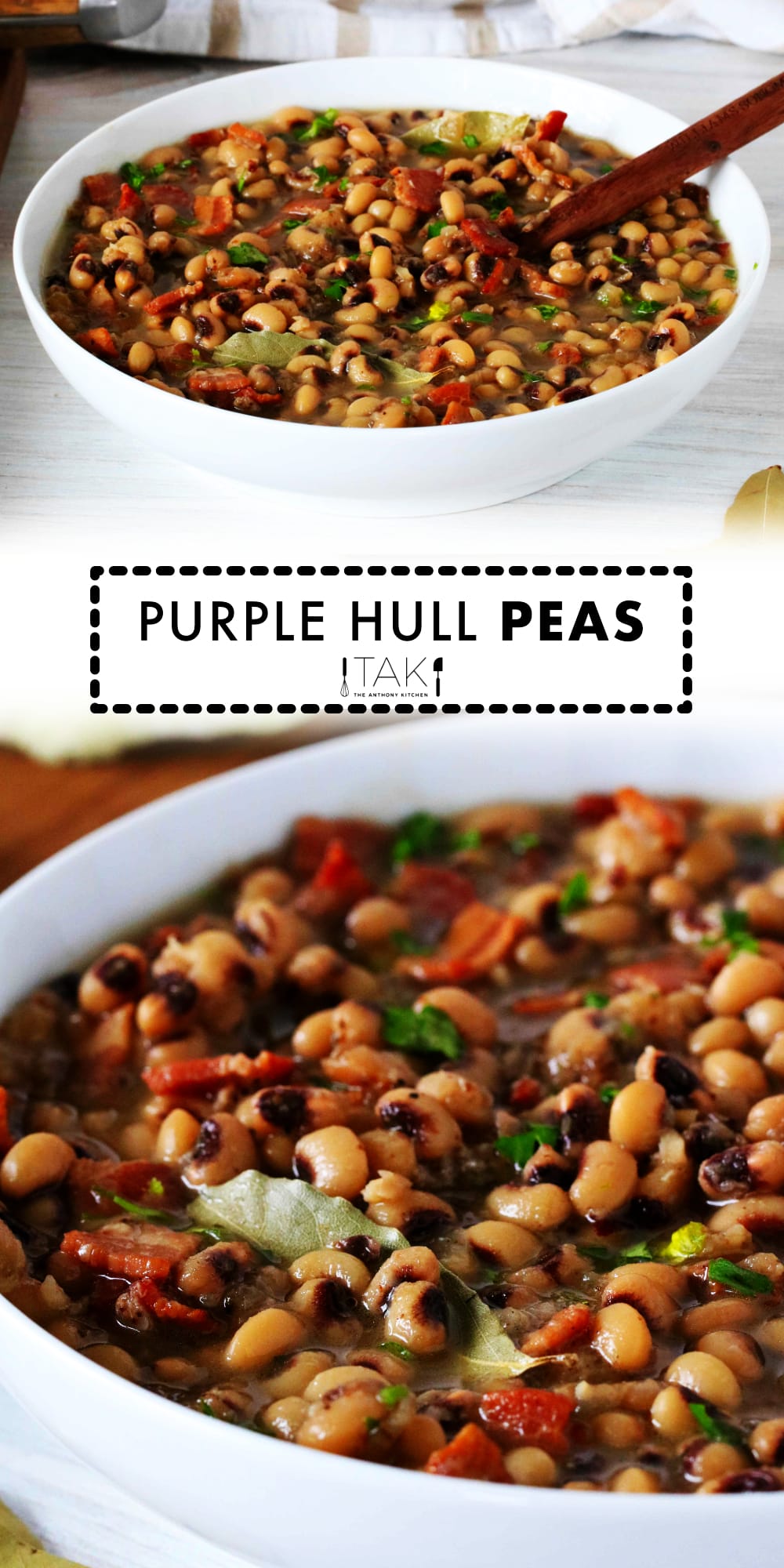 Purple Hull Peas Recipe (for Fresh or Frozen Purple Peas)