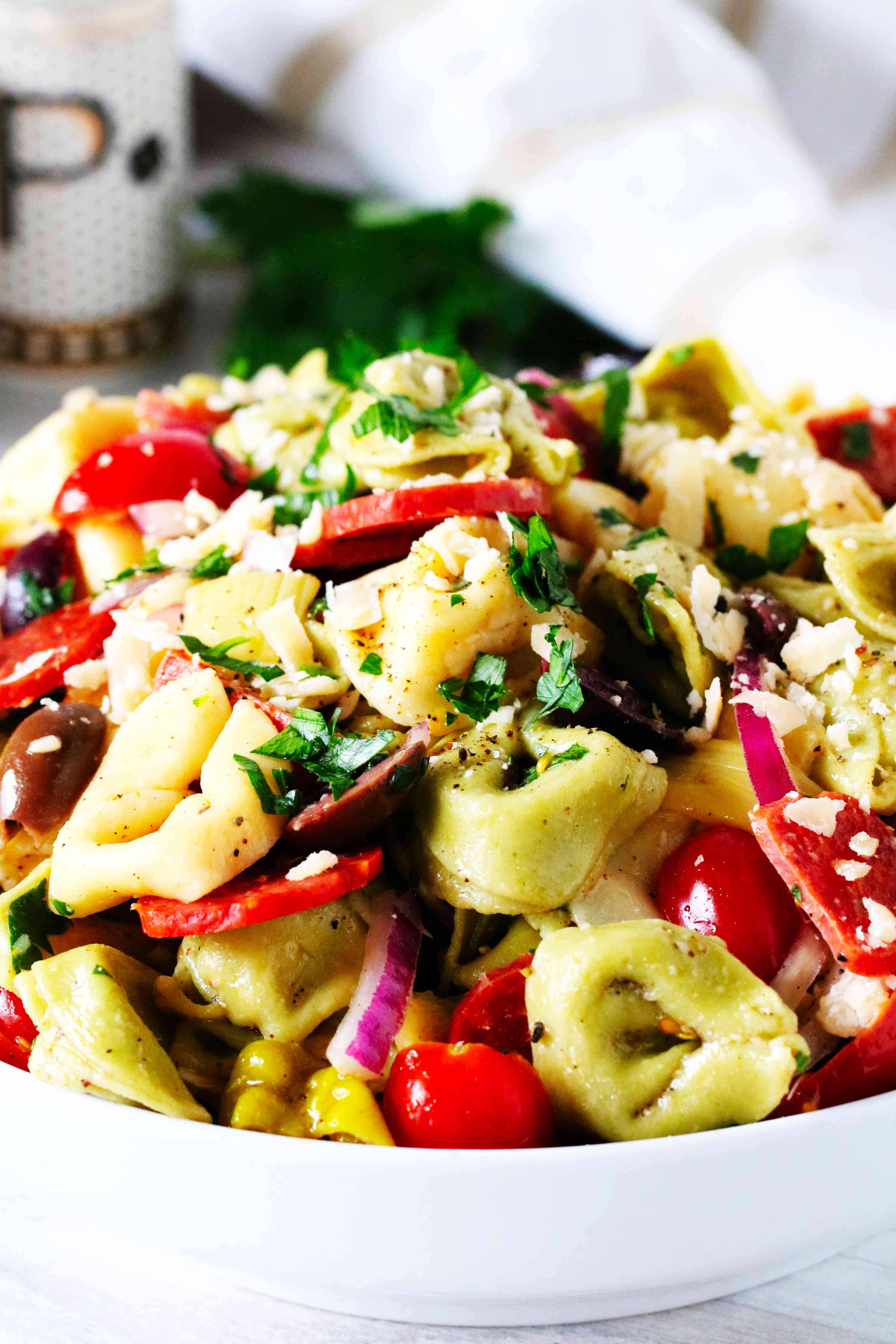 Italian Tortellini Pasta Salad Recipe The Anthony Kitchen