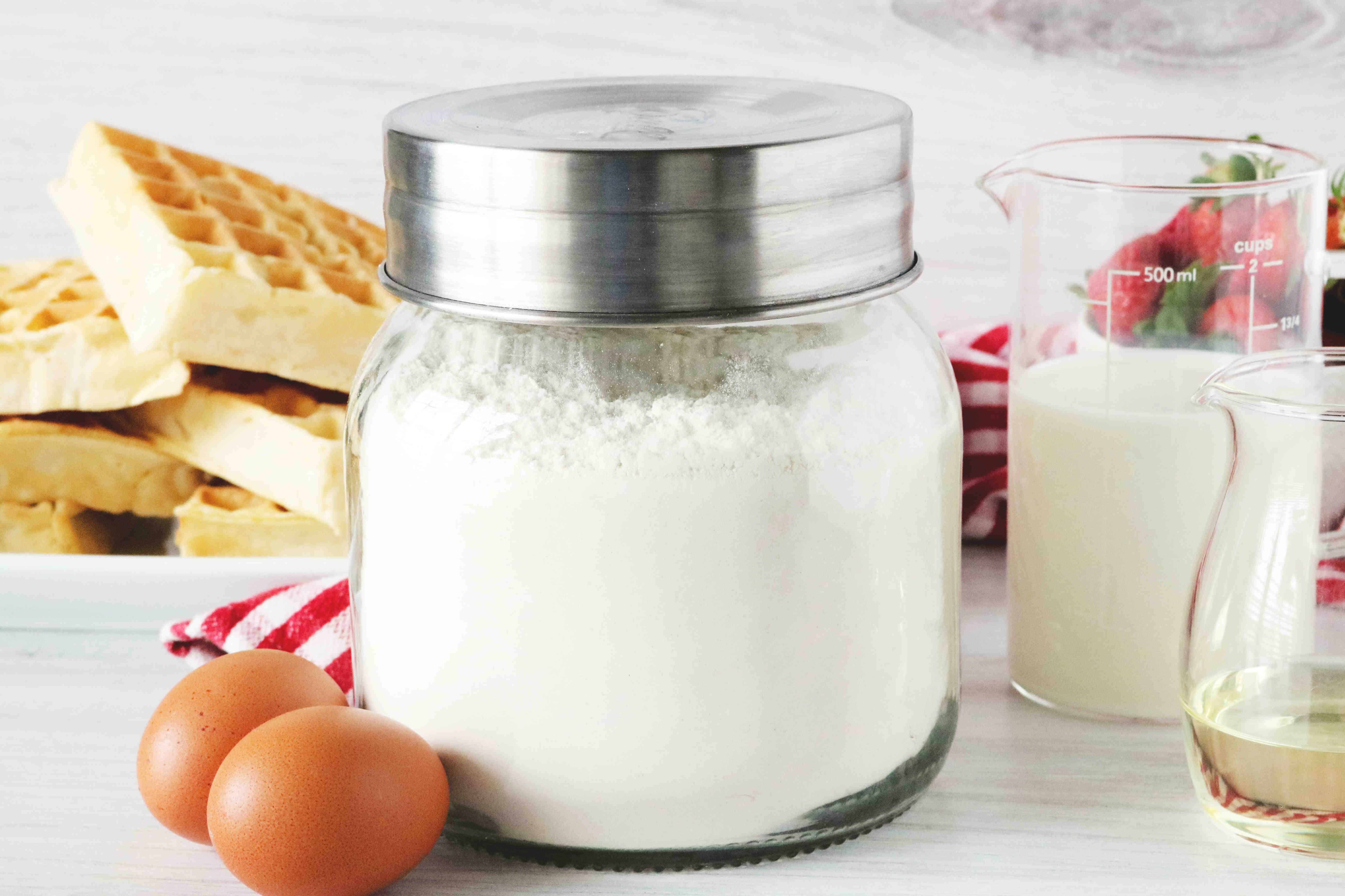 Homemade Waffle Mix Your New Pantry Staple The Anthony Kitchen