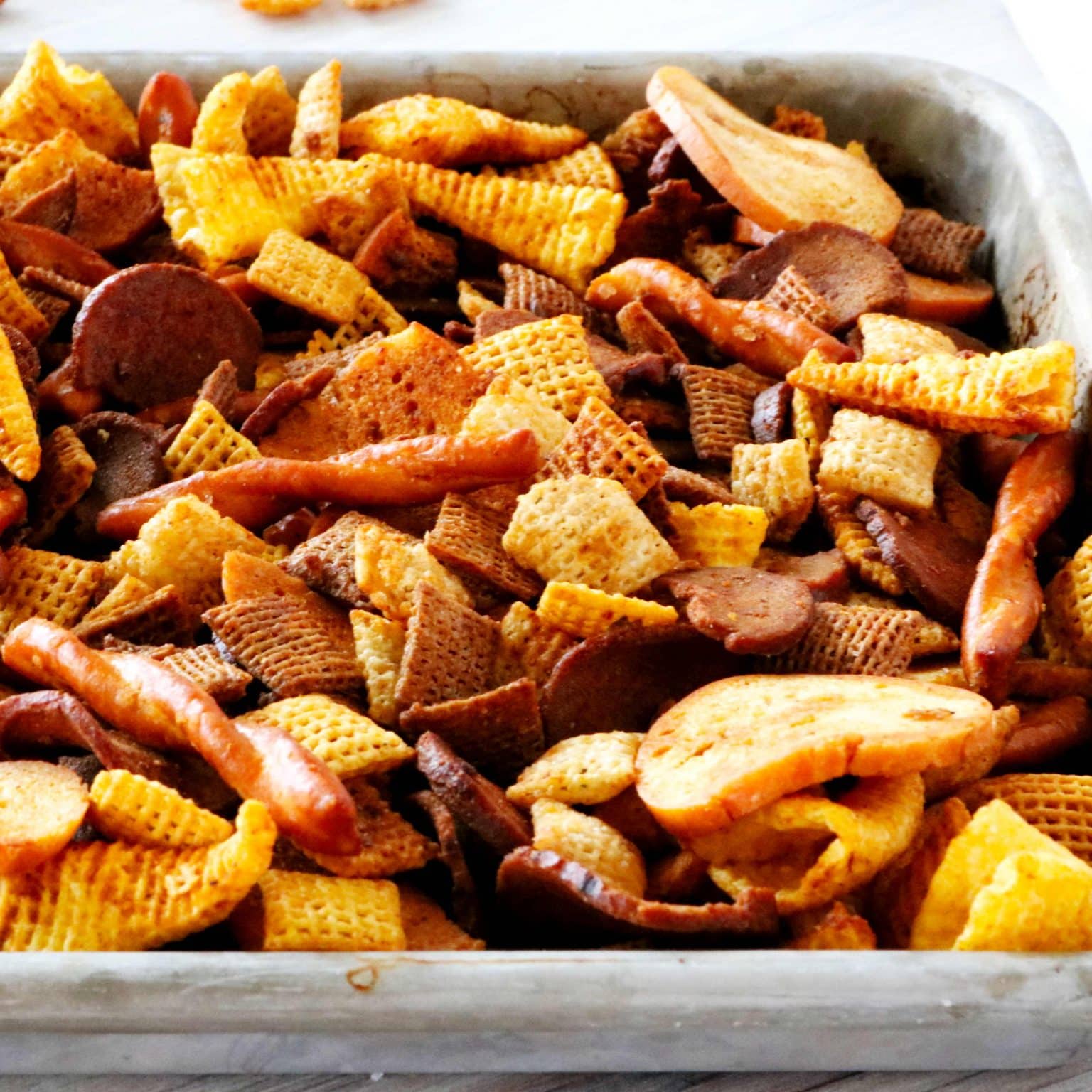 Texas Trash | Spicy Chex Mix - The Anthony Kitchen