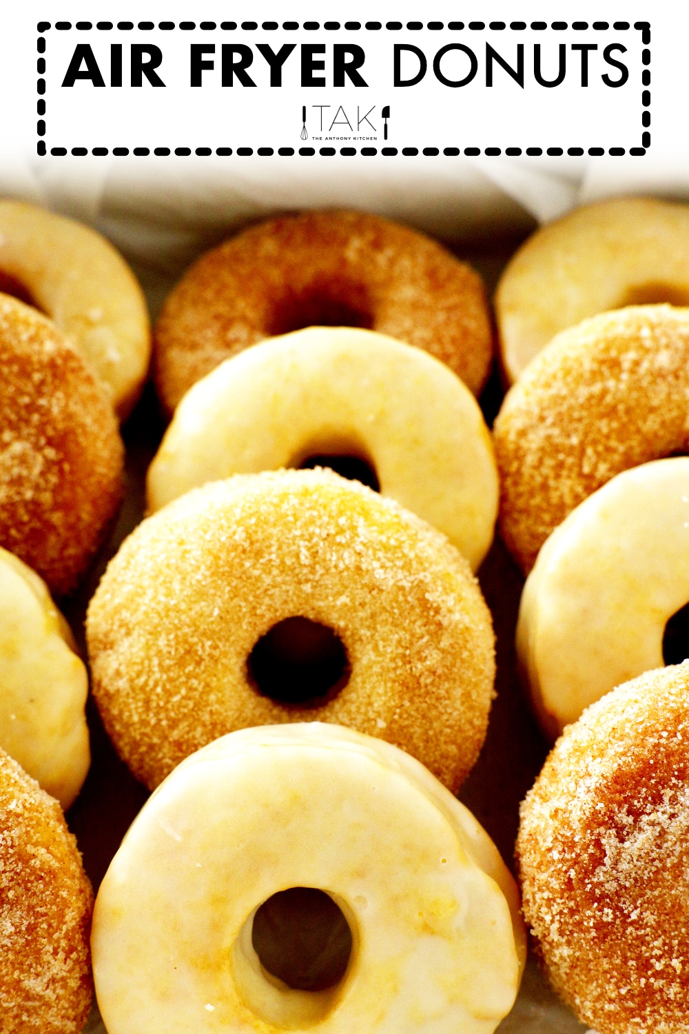 Air Fryer Donuts Recipe (Made With Biscuit Dough) The Anthony Kitchen