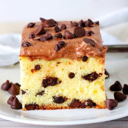 Chocolate Chip Cake { EASY and Super Moist } The Anthony Kitchen