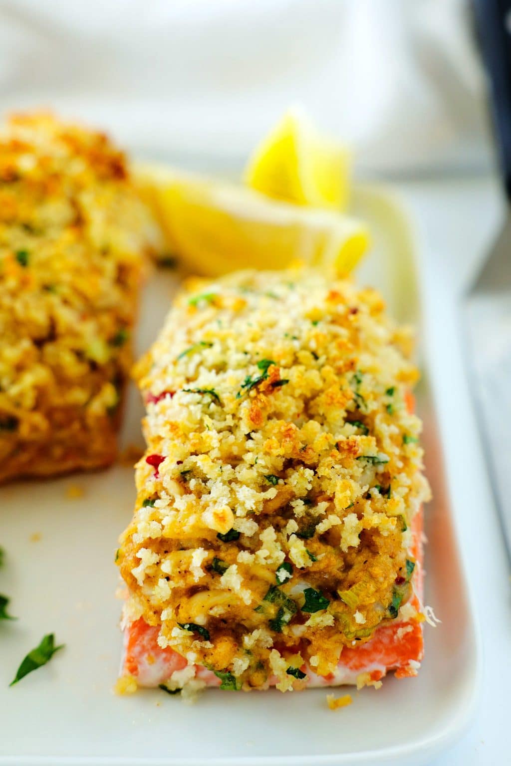 Easy Crab Stuffed Salmon Recipe The Anthony Kitchen